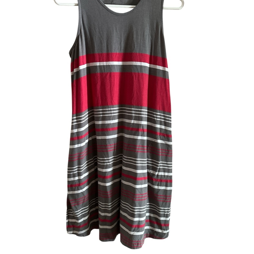 Aventura Gray and Pink Sleeveless Top